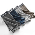 MiiOW Comfortable Smooth Men's Underwear Pure Color 3D Braided Waist Breathable Briefs Boxer