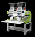 FUJA High Speed Automatic 2 Heads Fully Automatic Computer Embroidery Machine with Prices