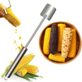 Kichen Accessories Corn Cob Peeler Clean Corn Cob Peeler Stainless Steel Splitter Tool for Home Kitchen