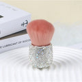 Colorful Diamond Dust Brush Shiny Clean Nail Art Mushroom Head Beauty Nail Creative Diamond Makeup Custom Logo