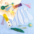 C-0402 Bookmark crystal glue dropping mold DIY musical instrument bookmark jewelry listing mold