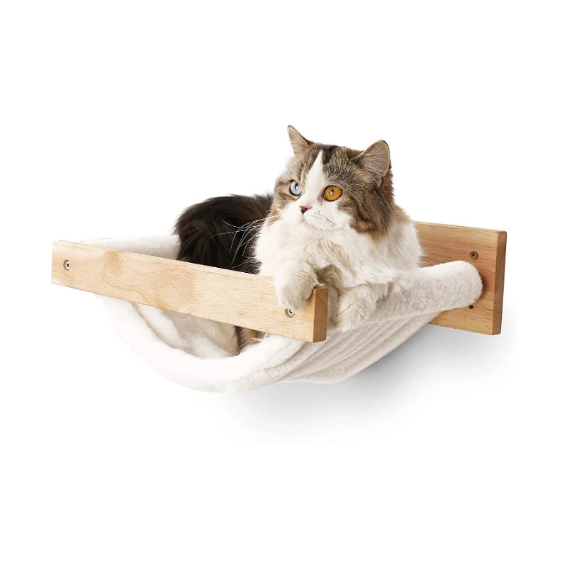 For Amazon Hot Selling Cat Tree & Scratcher Wooden House Wall Hammock Mounted Jungle for Lethargic Cats