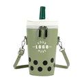 New Hot Sale Latest Fashion Women Bubble Pearl Milk Tea Shoulder Purses Girls Boba Cute Handbags