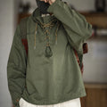 Hoodie Maden Men's WWII Deck Hooded Jacket Parka Retro American Vintage Windbreaker Harsh Weather Sweatshirt Pullover Autumn RTS