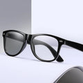 Hot Sale Custom Logo Photochromic Sunglasses Anti Blue Light Gold and Transparent Frame Glasses for Eye Protection