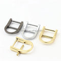 Stock Supply 18mm 3 Colors Good Quality Metal Removable D Ring Buckle for Leather Bag