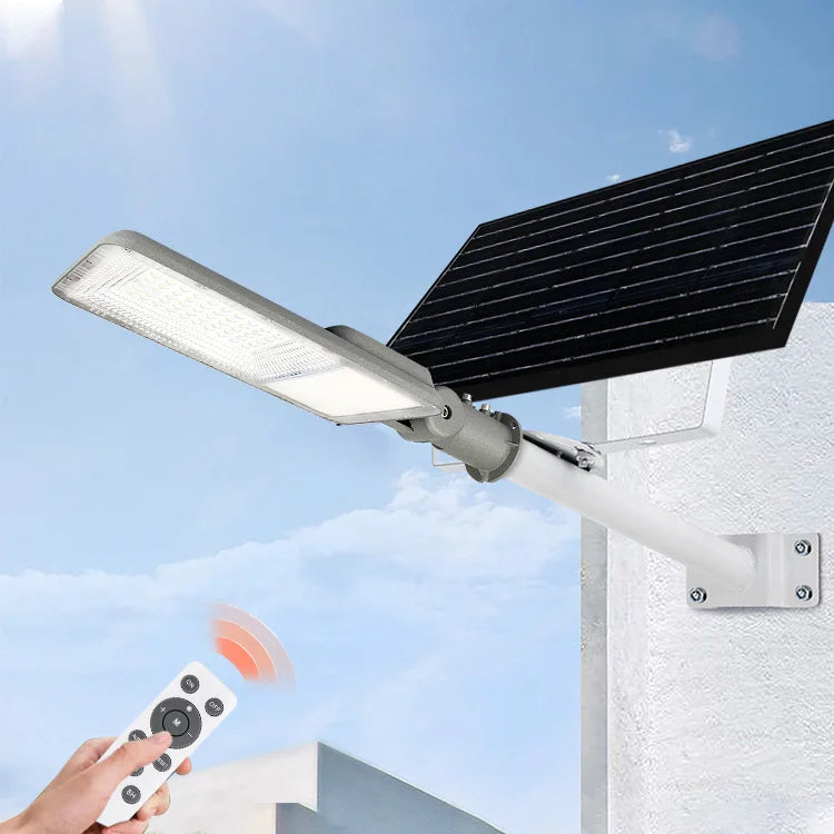 KCD 100w 150w Waterproof Light Tuya Compatible Solar Powered Street Light LED Solar Street Lamp for Outdoor in Smart City