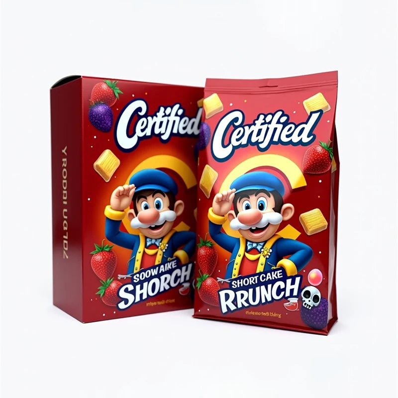Custom Printed Freeze Dried Candy Food Pouch Snack Seal Packaging Plastic Mylar Bags with Box