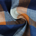 Factory Wholesale Price 100% Pure Cotton Fabric for Garment INDIGO Yarn Dyed Check Fabric