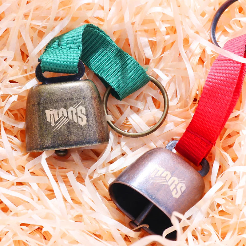Wholesale Multifunctional Colorful Bear Bell Camping Mountaineering Keyring Bear Bell Pet Single Speed Car Accessories Iron Bell