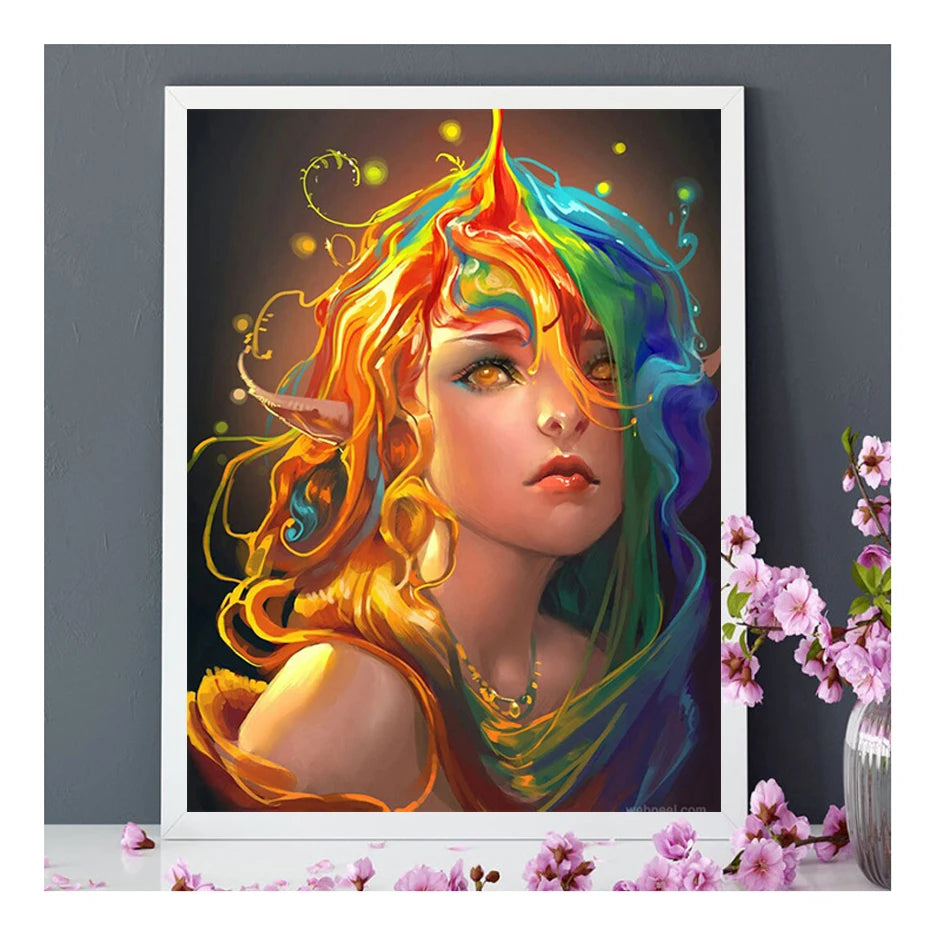 Diamond Painting Full Drill 5D Portrait Canvas Painting Wholesale DIY Rhinestone Embroidery Cross Stitch Kits Mosaic Home Decor