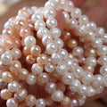 Wholesale Natural Freshwater Pearl Bead 8 mm 9mm Elastic Stretch Pure Handmade Bracelet Jewelry Ins