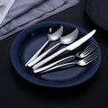 Modern Stainless Steel Classic Flatware Set for Back to School Kitchen and Restaurant Use