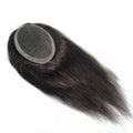 Indian Remy Hair 14 16 18 20 Inch Swiss Lace Natural Human Hair Female Topper for Women With Thin Skin PU Around
