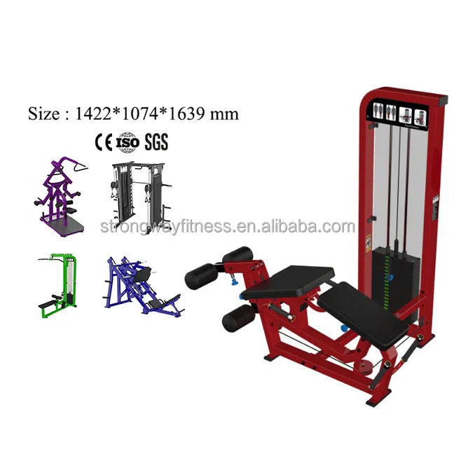 Commercial Gym Bodybuilding Equipment Machine Prone Leg Curl Extension Machine