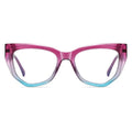 Eyewear Manufacturer Acetate Cat Eye Glasses Frames New Trendy Thick Rim Anti Blue Light Blocking Optical Frames for Women