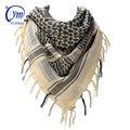 Shemagh Multicolor Men & Women 110*110cm Pure Cotton Arab Keffiyeh Tactical Scarf Head Neck Face Wrap