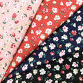 Ready to Ship 100% Cotton Poplin Fabric Floral Designs Printed for Girls & Boys Dress Bags Shirts & Toys