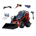 SAAO Factory Mini Skid Steer Loader Hole Earth Auger Drill Bits for Mini Skid Steer Loader with 200mm 300mm 450mm Auger Bit