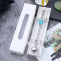 Yerba Mate Stainless Steel Tea Strainer Straw Brush Set Loose Leaf Infuser Barware Straws Filter Box Packing