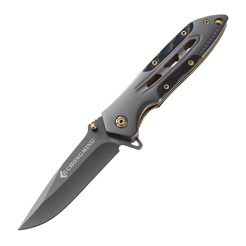 New Products 2025 Vg10 Pocket Folding Hunting Survival Camping Titaniums Keychain Knife