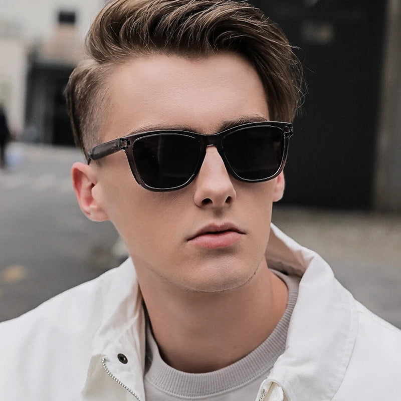 High Quality Light Transparent Sun Glasses Shades Men Women Classical Polarized Transparent Frame Sunglasses