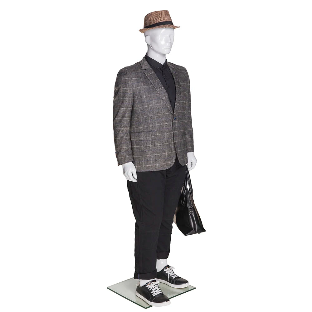 PLUSSMAN Window Display Xxl Fat Male Big Plus Size Fiberglass Fat Male Mannequin Strong Man