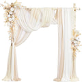 Hot Custom Chiffon square Arch Three Sets of Wedding Party Background Decoration