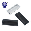 Modern Aluminum Alloy Hidden Drawer Handle Concealed Cabinet Knob Embedded Door Pull Handle Bedroom Outdoor Warehouse