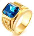 DAIHE New European and American Vintage Dragon Diamond Rings Fashion Rings Jewelry for Men