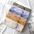Women's Non-slip Adjustable Terry Cloth Facial Headband for Spa Makeup Shower Use-Breathable & Absorbent