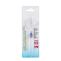 Two Sided Dual Head Denture Brush Hard and Medium Nylon Bristle Oral Cleaning Toothbrush for Denture Cleaning