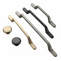 Fancy New Euro Bar Cabinet Handle Zinc Alloy Base Cabinet Pull Handles 96/128/160/192MM
