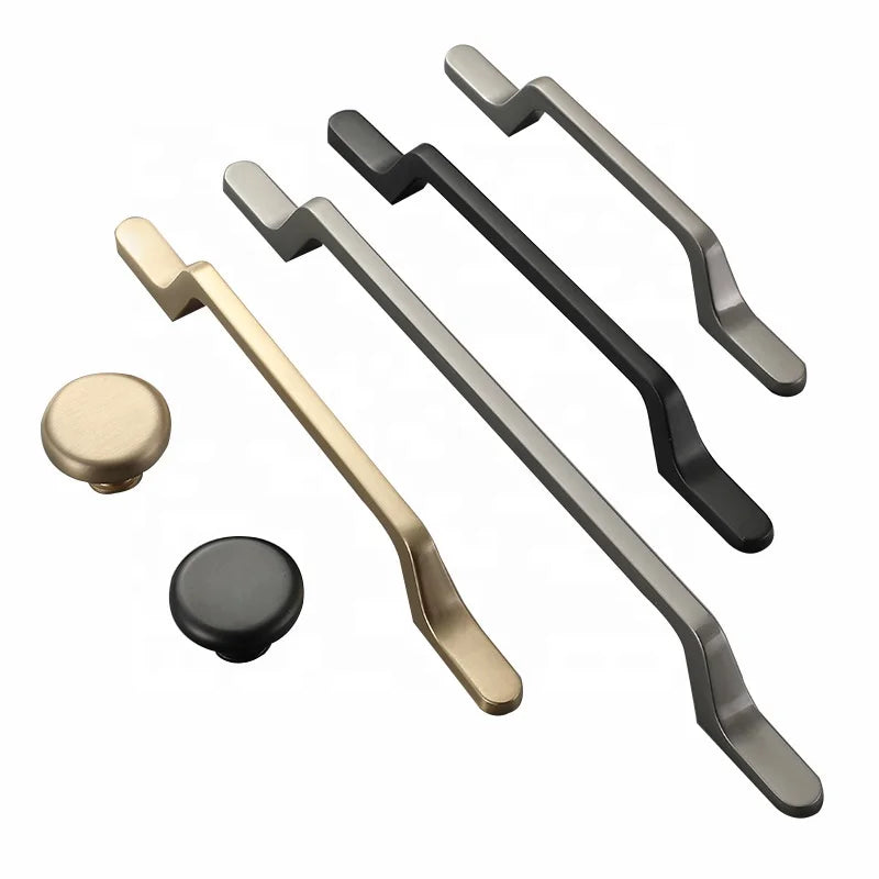 Fancy New Euro Bar Cabinet Handle Zinc Alloy Base Cabinet Pull Handles 96/128/160/192MM