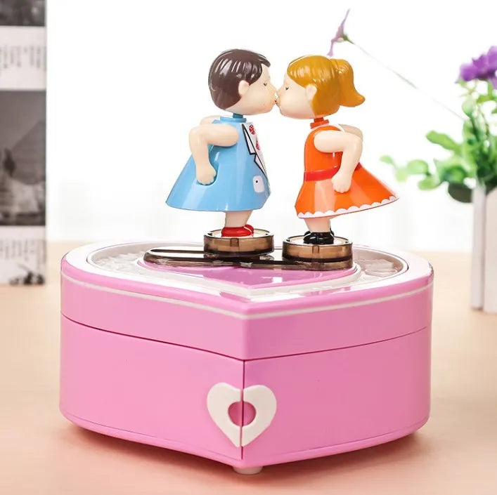 Creative Kissing Couples Dancing Music Box Music Box Gift Valentine's Day Girlfriend Best Friend Gift