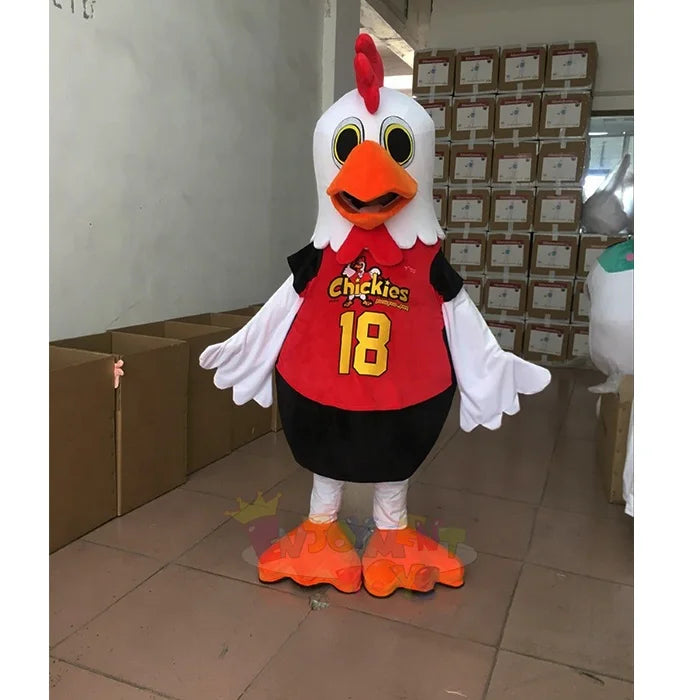Enjoyment CE Professional Custom Chicken Mascot Costumes Design Animal Mascot Costume for Sale Rooster Mascot