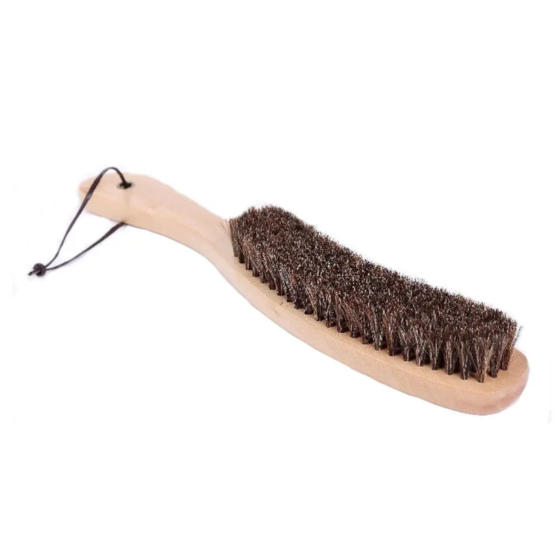 Custom logo Wooden U-shape Hat Cleaning Brush for Hat Gift Set