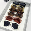 20224 Lbashades Fashion Sunglasses Women Custom logo Men Eyewear Designer Big Shades Classic Shape Black Sun Glasses 2024