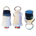 Blank White for Sublimation Health Care Inhaler Holder Keychain Neoprene Asthma Pump Holder With Key Rings
