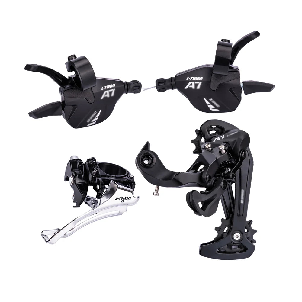 L-TWOO MTB Bike Shifter Set 3x8/3x9/3x10 Speed Front Rear Derailleur 24/27 Speed A3/A5/A7 Group Set