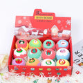 Christmas Bath Bomb 12 Boxed 100g Solid Herbal Whitening Peppermint Scented Handmade Square Bath Bombs Adults All Skin Types