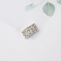 Wholesale Luxury Style Fashion Rhinestone Button Hair Clips Flower Jewelry Earrings for Party Gifts