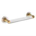 Drop Shipping Wall-Mounted Bathroom Storage Rack with Acrylic Towel Bar Aluminum Alloy No Punching for Shoes