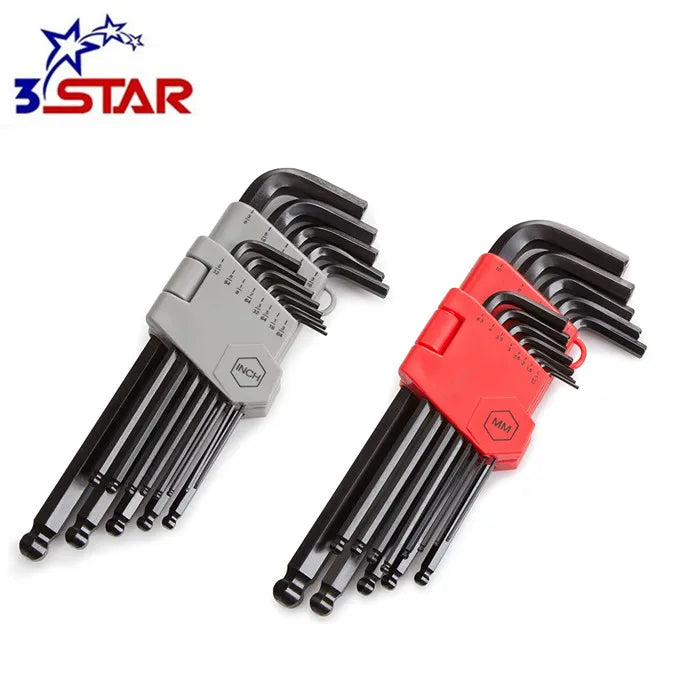 Ball End Hex Key Wrench Set