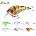 Hengjia New Square Bill 85mm 15g Hard Fishing Lure Artificial Crank Bait Luya