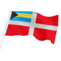Promotional Product Factory Direct Sale 3x5ft 100%Polyester Screen Printing for Sail Custom Bahamas (Red Ensign) Nautical Flag