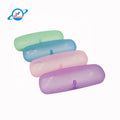 Factory Wholesale Cheap Rectangle Clear Eyeglasses Case Customized Eyewear Box PVC Plastic Fashionable Storage