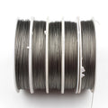 Steel Color Tone Coated Stainless Steel Cord 0.3/0.38/0.45mm Beading Wire for Jewelry Making