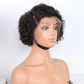 IMMI HAIR Wholesale Glueless 10-14 Inch 180 Density Brazilian Human Hair Cuticle Aligned Hair Transparent13x4 Lace Frontal Wigs