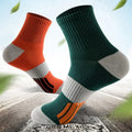 WUYANG FACTORY WY-095 Wholesale Breathable Fit Compression Ankle Sports Running Socks Men's Quarter Gym Socks With Ribb on Cuff